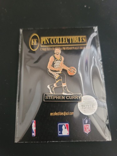 Golden State Warriors Stephen Curry Cross-Over Jersey Hat Lapel Pin 1.75" - 第 1/5 張圖片
