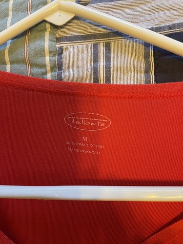 talbots open cardigan medium- Coral - Picture 3 of 3
