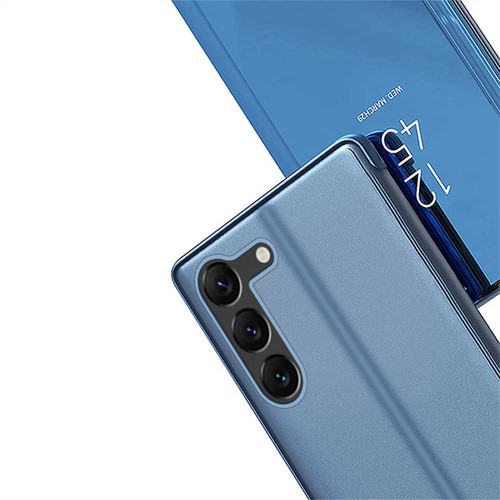 For Samsung S23 Ultra S22 S21 S20 S10 S9 Smart Mirror View Flip Case Stand Cover - Picture 8 of 23