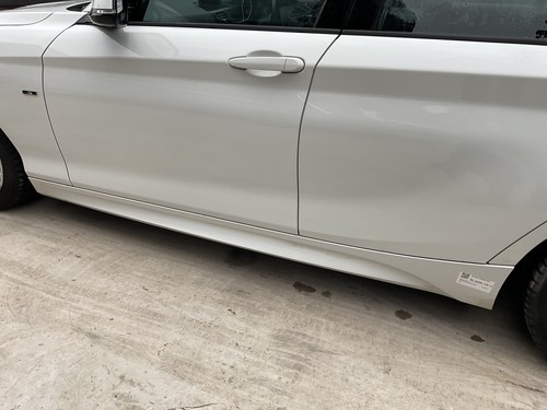 BMW 1 Series F20 F21 M-sport M135i 2014 PASSENGER LEFT SIDE SKIRT WHITE