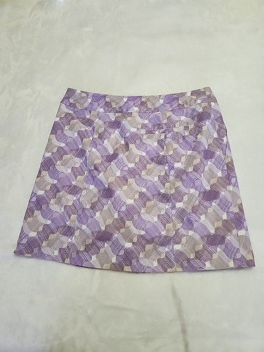 Annika Cutter & Buck Skort Size 6 Purple And White - Picture 6 of 7