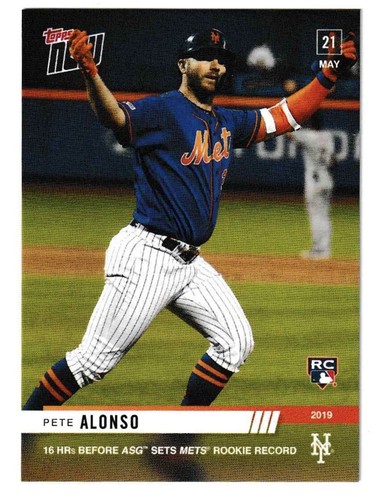 2019 Topps Now 257 Pete Alonso
