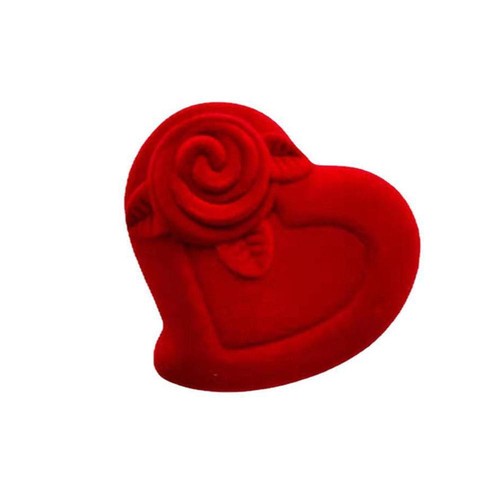 Scatola Portagioie Organizer Cuore Plastica Collana Impilabile Piccola Multicolore Regalo - Foto 16 di 33
