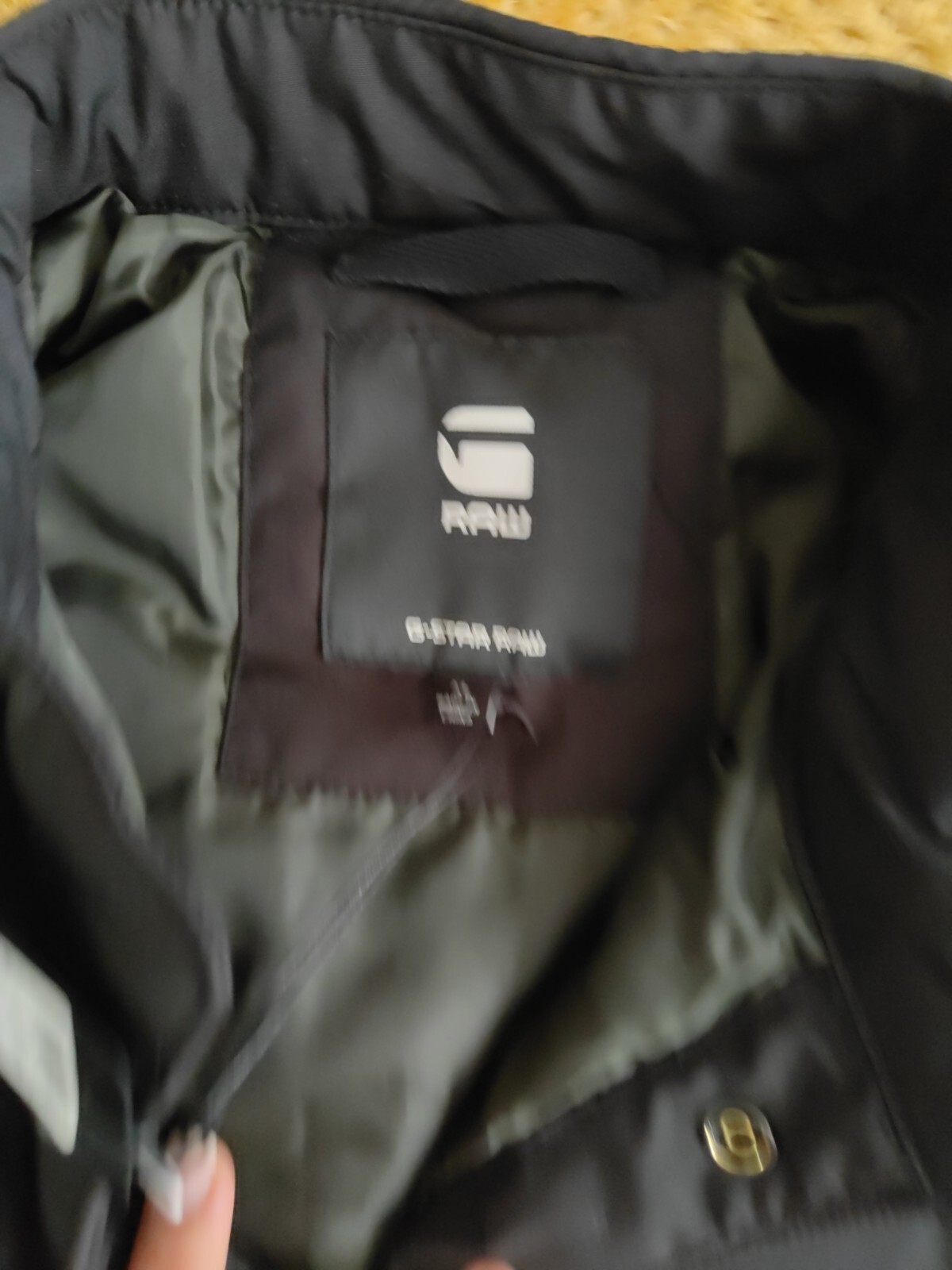 G-Star Raw Deline Track  Overshirt Black Jacket Coat Men's Size XL. BNWT.RRP£170 image 8