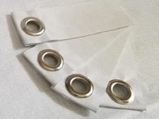 4 -DuPont Tyvek Self Adhesive Grommet Tabs KoverRoos Covers, Tarps, Groundsheets