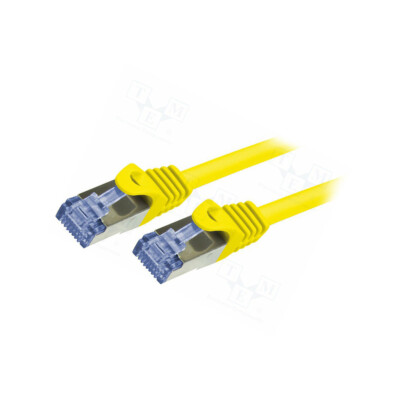 CQ3037S Patch cord S/FTP 6a Line Cu LSZH gelb 1m 26AWG LOGILINK