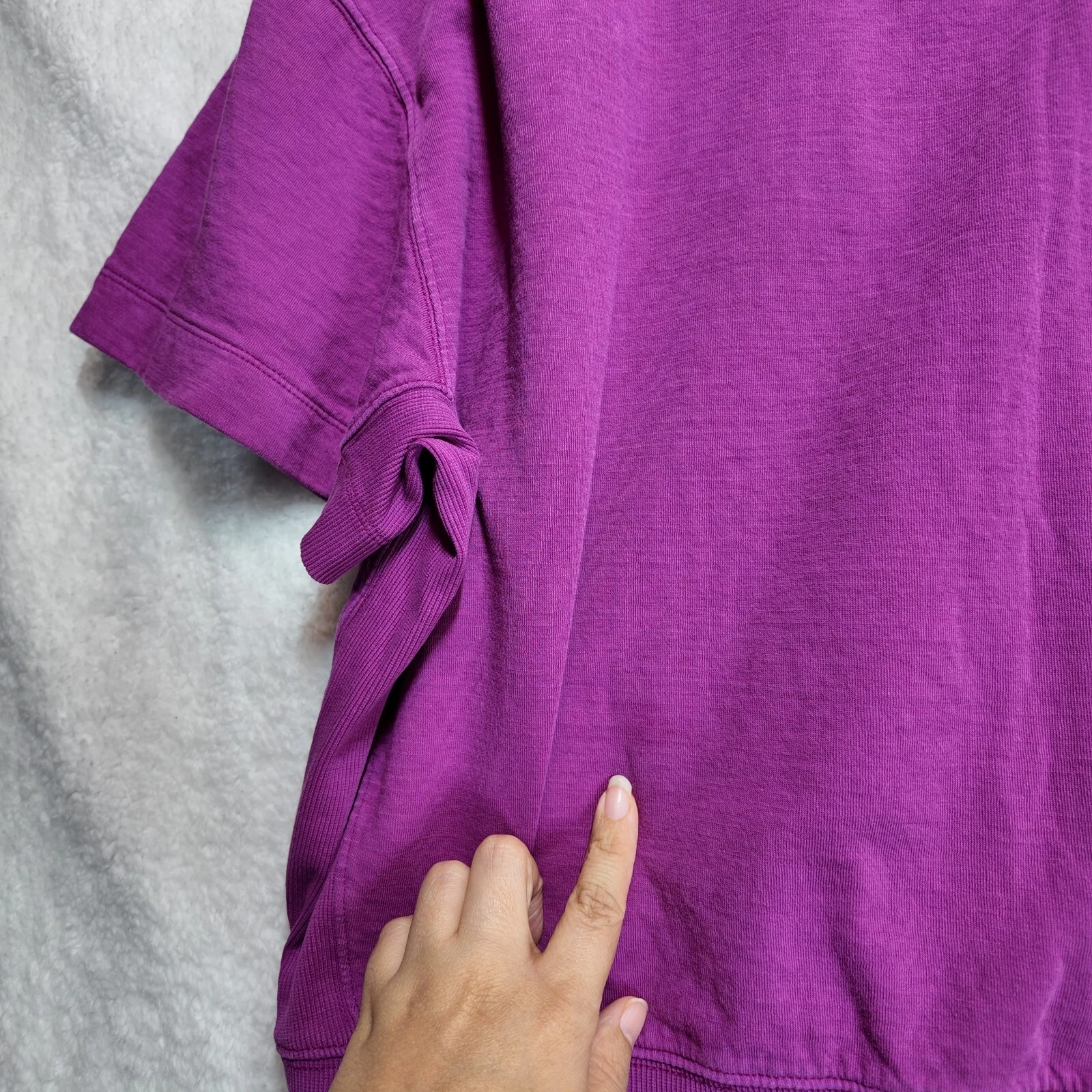 athleta modern sundown crewneck tee top sweatshirt