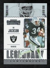 Bo Jackson 2020 Panini Contenders Legendary Contenders #7 Football Card