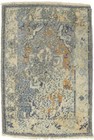 Distressed Heriz Serapi Wool Rug Muted Transitional Oriental Carpet Decor 2X3 ft