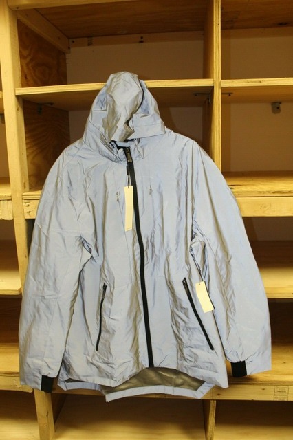 calvin klein reflective raincoat