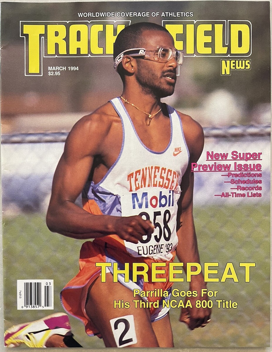 1994 Track and Field News March NCAA Championships Previews, Nike ad