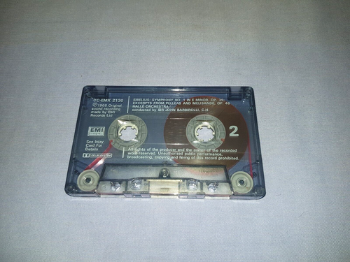 SIBELIUS SYMPHONY No.1 CLASSICAL CASSETTE TAPE ALBUM (NO INLAY #81) - Picture 2 of 2