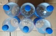 2 liter Bottle Soda Pop Empty Clear Plastic Arts Crafts Gardening 6- pk. Bottles