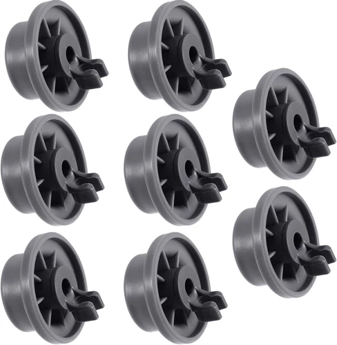 8Pcs Lower Basket Wheels For Bosch For Siemens 611475/ 00611475 Dishwasher