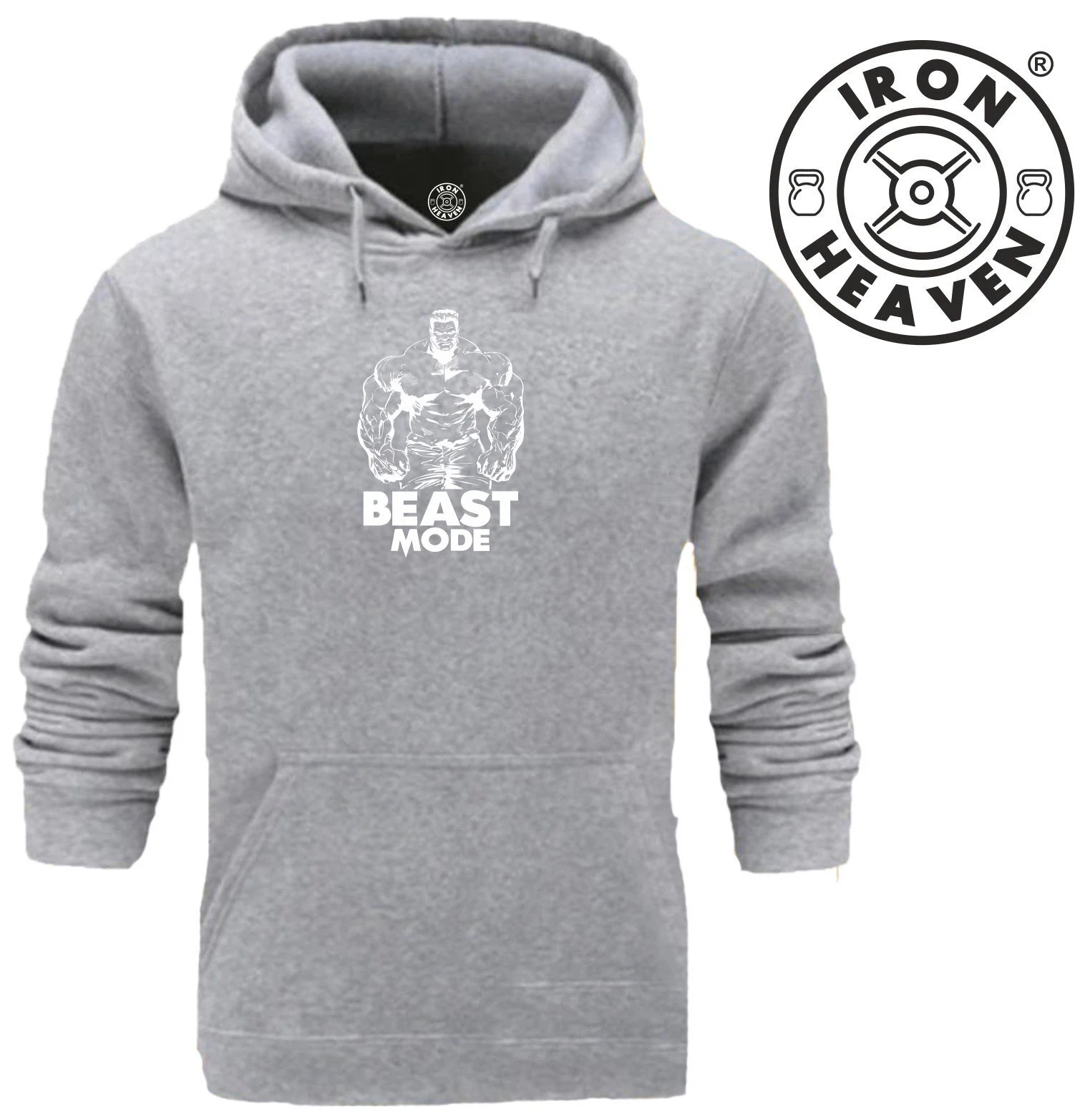 VETEMENTS Felpa con cappuccio Hulk Beast Mode Palestra Abbigliamento Bodybuilding Allenamento Boxe Top MMA