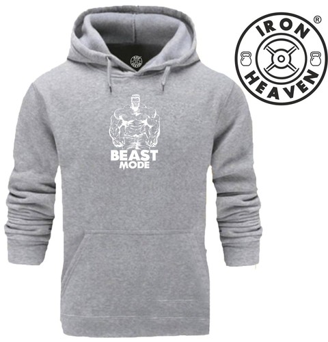 Hulk Beast Mode Hoodie Gym Clothing Bodybuilding Training Workout Boxing MMA Top - Picture 3 of 6