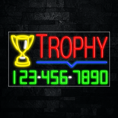 Trophäe LED Neonschild 33""L x 18""H #35113 - Bild 1 von 3
