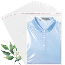 100 Pcs 10x13 Inch Clear Self-Sealing Cellophane Bags Sealable Shipping Bags
