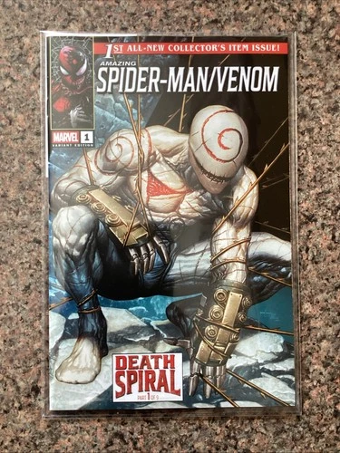 Spider-Man/Venom #1 Death Spiral Variant Mico Suayan Cover LTD 1600