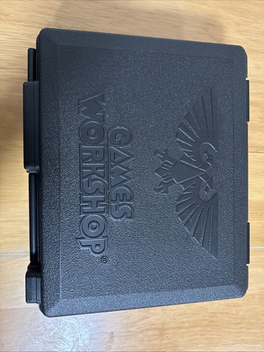 Games Workshop Warhammer Black Hard Carrying Case (3 Tier) w/ Red Foam