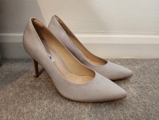 Ladies Light Grey Clarks Narrative Heels/ Shoes Size 6 - Workwear/Party/Smart