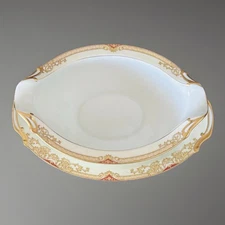 Noritake Topaze  Pattern 653 Gravy Boat with Attached Underplate Vintage Japan