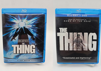 The Thing & The Thing Prequel Lot Of 2 (Blu-ray, 1982, 2011)