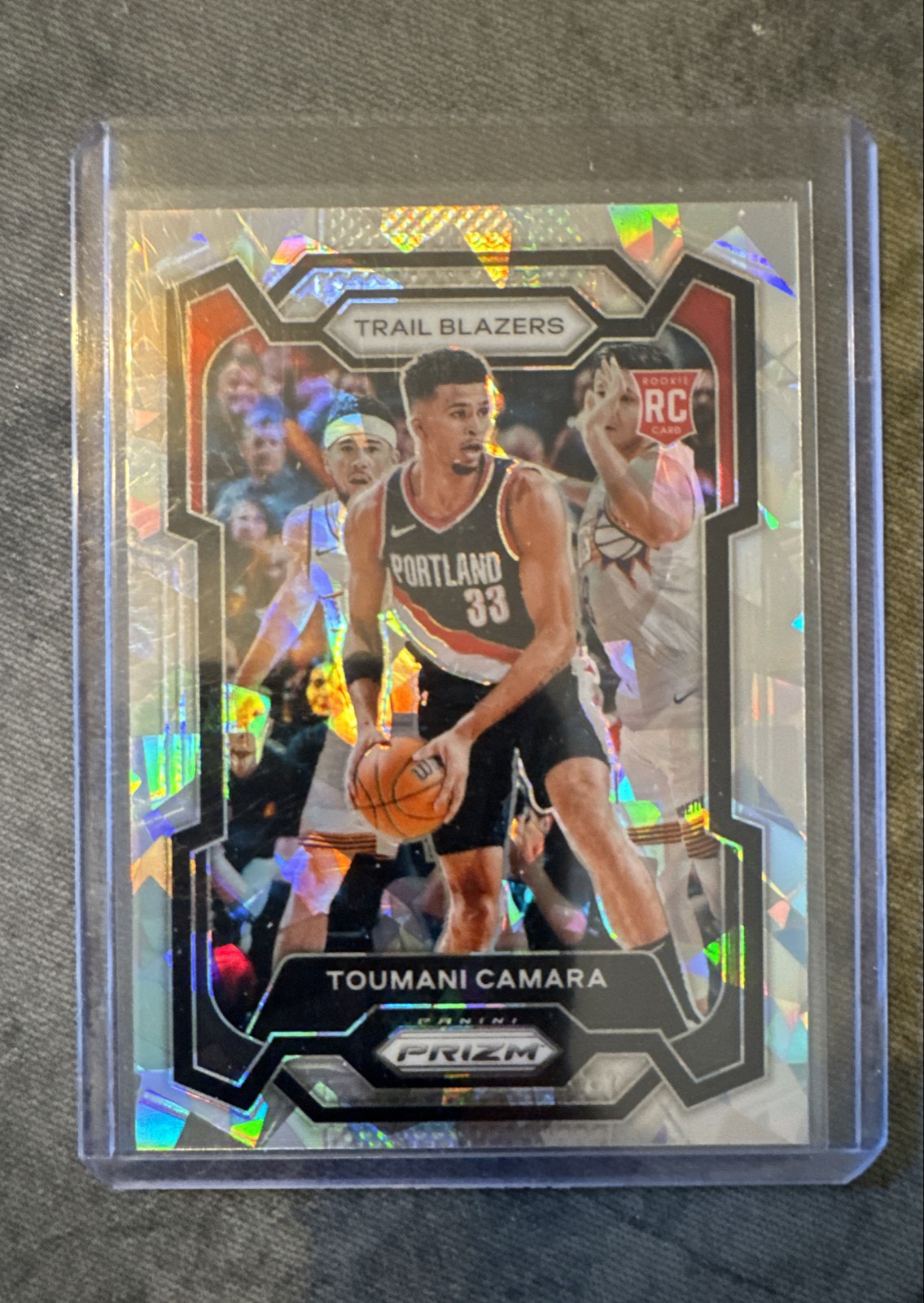 2023-24 Panini Prizm - Toumani Camara #164 Ice Prizm (RC)