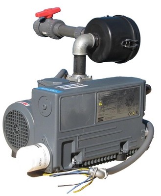 Atlas Copco 3 HP GVS Oil Lubricated Rotary Vane Vacuum Pump 42 CFM 230/460V
