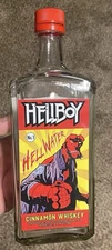 HELLBOY Hell Water Cinnamon Whiskey Bottle Dark Horse Comics Empty Mike Mignola