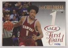 2004 SAGE First Card 23/99 Josh Childress #JC Rookie RC 0q3. rookie card picture