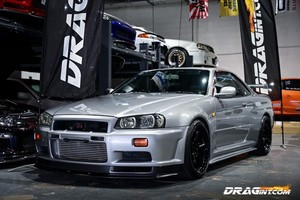 1999 Nissan GT-R HKS Twin Turbo R34 GTR Sonic Silver Upgraded NISMO