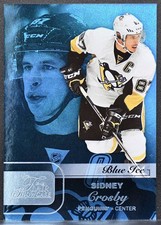 2015-16 Fleer Showcase Flair Blue Ice Sidney Crosby 1 Pittsburgh Penguins 92/99