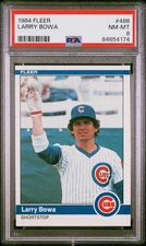 1984 Fleer #486 Larry Bowa PSA 8 NM-MT *Low Pop*