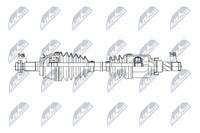NTY NPW-BM-243 Antriebswelle Vorne Links FüR Mini