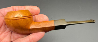 PIPA DE TABACO VINTAGE FISCHER ROYAL Estate forma de bulldog búfalo ny