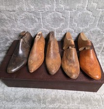 Antique Wood Adult SHOE Forms Cobbler Molds, Decor Lot5