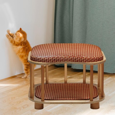 Katzenhaus Hocker stabil Haustierbedarf Haustiermöbel für Kätzchen Katzen Sport