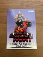 1992-93 Fleer Steve Smith RC Rookie Sensations Card #11 OF 12 Basketball Card