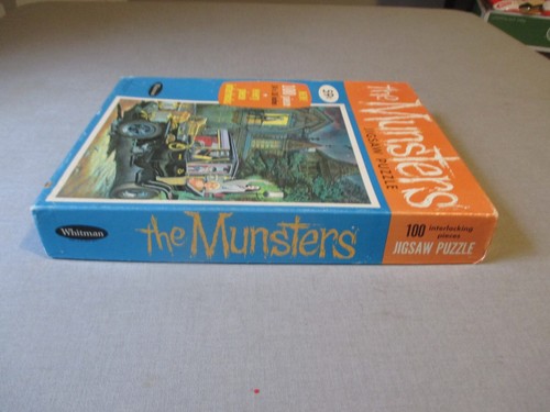 1965- THE MUNSTERS-HERMAN TV-SHOW-KUTSCHENHAUS-FAMILIENPUZZLE MIT FOTOBOX - Bild 12 von 13