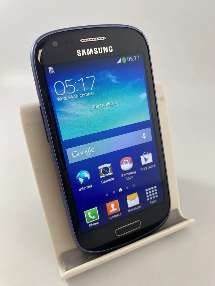 Samsung Galaxy S3 Mini Blue Vodafone Network 8GB 4.0" 5MP Android Smartphone - Image 2 of 4