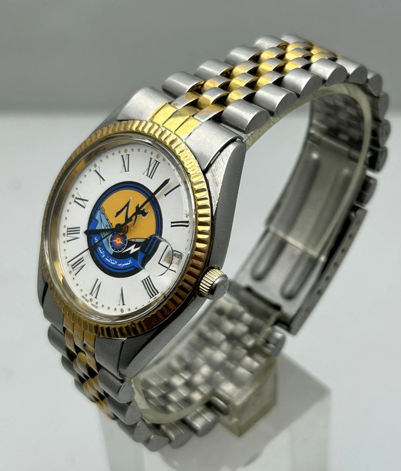 Кварцевые мужские часы Rotary Special Gifted логотип ВВС король Фейсал Аль Сауд 80-е - Изображение 4 из 4