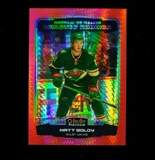 2022-23 O-Pee-Chee Platinum Preview - Red Prism #P-MB - Matt Boldy #'d 18/60 RC