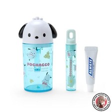 NEW Sanrio Pochacco Toothbrush and Cup Set 12 x 7 x 5 cm Character SANRIO 983993