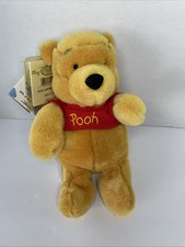 Disney Store 10  JUMPING POOH Plush Bean Bag Wiggle Giggle  talk