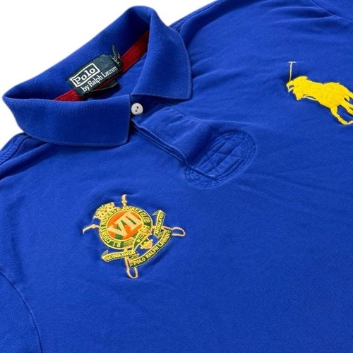 Polo Ralph Lauren Custom Fit Polo Big Pony Blue XXL County Riders Jockey Club