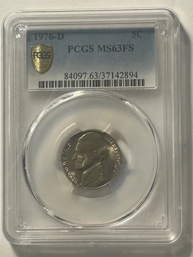 1976-D Jefferson Nickel — photo from another recent sale