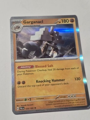 Garganacl 123/193 Pokemon Card Pokémon TCG Holo