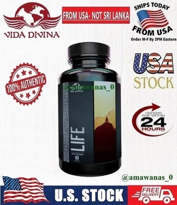 LIFE Capsules (60). All-Natural Organic Weight Control Supplement - New/Sealed 
