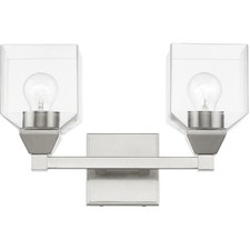 Livex Lighting 16772-91 Aragon Bathroom Vanity Light Brushed Nickel